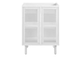 EEI-6621-WHI Calla 24" Perforated Metal Bathroom Vanity Cabinet - Sink Basin Not Included - By Modway