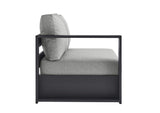 EEI-6629-GRY-GRY Tahoe Outdoor Patio Powder-Coated Aluminum Modular Left-Facing Loveseat By Modway