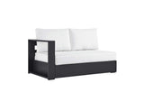 EEI-6629-GRY-WHI Tahoe Outdoor Patio Powder-Coated Aluminum Modular Left-Facing Loveseat By Modway
