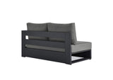 EEI-6630-GRY-CHA Tahoe Outdoor Patio Powder-Coated Aluminum Modular Right-Facing Loveseat By Modway