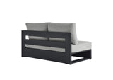 EEI-6630-GRY-GRY Tahoe Outdoor Patio Powder-Coated Aluminum Modular Right-Facing Loveseat By Modway