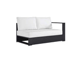EEI-6630-GRY-WHI Tahoe Outdoor Patio Powder-Coated Aluminum Modular Right-Facing Loveseat By Modway