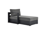 EEI-6632-GRY-CHA Tahoe Outdoor Patio Powder-Coated Aluminum Modular Left-Facing Chaise Lounge By Modway