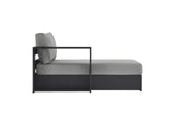 EEI-6632-GRY-GRY Tahoe Outdoor Patio Powder-Coated Aluminum Modular Left-Facing Chaise Lounge By Modway