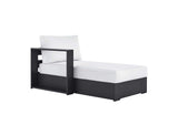 EEI-6632-GRY-WHI Tahoe Outdoor Patio Powder-Coated Aluminum Modular Left-Facing Chaise Lounge By Modway