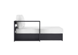 EEI-6632-GRY-WHI Tahoe Outdoor Patio Powder-Coated Aluminum Modular Left-Facing Chaise Lounge By Modway