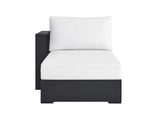EEI-6632-GRY-WHI Tahoe Outdoor Patio Powder-Coated Aluminum Modular Left-Facing Chaise Lounge By Modway