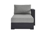 EEI-6633-GRY-GRY Tahoe Outdoor Patio Powder-Coated Aluminum Modular Right-Facing Chaise Lounge By Modway