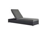 EEI-6634-GRY-CHA Tahoe Outdoor Patio Powder-Coated Aluminum Chaise Lounge Chair By Modway