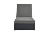 EEI-6634-GRY-CHA Tahoe Outdoor Patio Powder-Coated Aluminum Chaise Lounge Chair By Modway