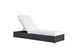 EEI-6634-GRY-WHI Tahoe Outdoor Patio Powder-Coated Aluminum Chaise Lounge Chair By Modway