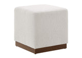 EEI-6641-CLO-WAL Tilden 17" Square Boucle Upholstered Ottoman By Modway