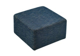 EEI-6642-HEA Callum Large 28" Square Woven Heathered Fabric Upholstered Ottoman By Modway