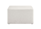 EEI-6642-HEI Callum Large 28" Square Woven Heathered Fabric Upholstered Ottoman By Modway
