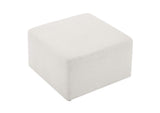 EEI-6642-HEI Callum Large 28" Square Woven Heathered Fabric Upholstered Ottoman By Modway