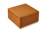 EEI-6643-RUS-NAT Tilden Large 28" Square Performance Velvet Upholstered Ottoman By Modway