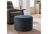 EEI-6645-HEA Callum Large 23" Round Woven Heathered Fabric Upholstered Ottoman By Modway