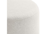 EEI-6645-HEI Callum Large 23" Round Woven Heathered Fabric Upholstered Ottoman By Modway