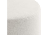 EEI-6647-HEI Callum Large 29" Round Woven Heathered Fabric Upholstered Ottoman By Modway