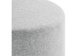 EEI-6647-HLG Callum Large 29" Round Woven Heathered Fabric Upholstered Ottoman By Modway