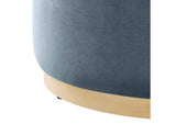 EEI-6648-CAB-NAT Tilden Large 29" Round Performance Velvet Upholstered Ottoman By Modway