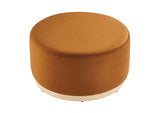 EEI-6648-RUS-NAT Tilden Large 29" Round Performance Velvet Upholstered Ottoman By Modway