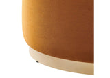 EEI-6648-RUS-NAT Tilden Large 29" Round Performance Velvet Upholstered Ottoman By Modway