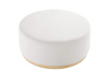 EEI-6650-ALA-NAT Tilden Large 38" Round Performance Velvet Upholstered Ottoman By Modway