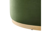EEI-6650-MOG-NAT Tilden Large 38" Round Performance Velvet Upholstered Ottoman By Modway