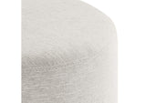 EEI-6651-HEI Callum 16" Round Woven Heathered Fabric Upholstered Ottoman By Modway