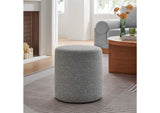 EEI-6651-HLG Callum 16" Round Woven Heathered Fabric Upholstered Ottoman By Modway