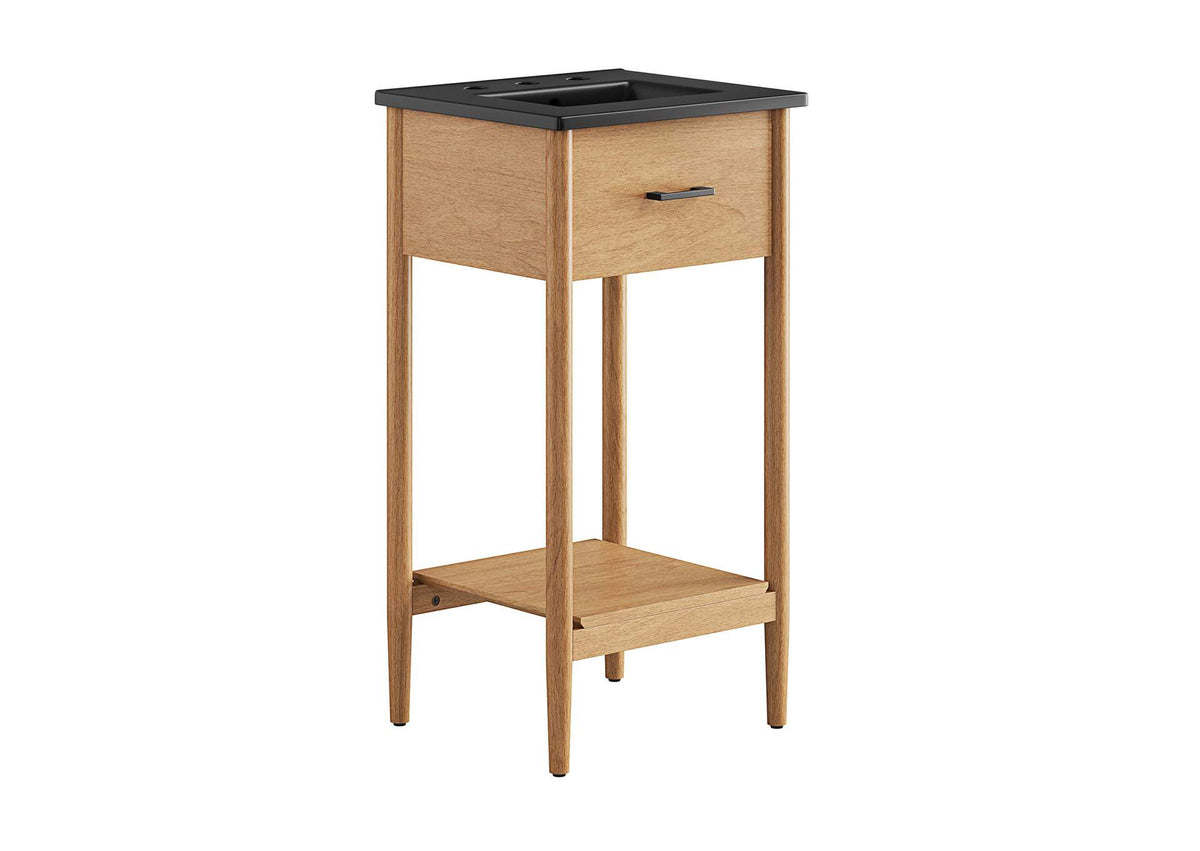 EEI-6659-NAT-BLK Zaire 18" Bathroom Vanity By Modway