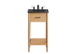 EEI-6659-NAT-BLK Zaire 18" Bathroom Vanity By Modway