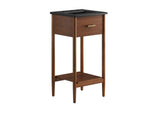 EEI-6659-WAL-BLK Zaire 18" Bathroom Vanity By Modway