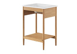 EEI-6660-NAT-WHI Zaire 24" Bathroom Vanity By Modway