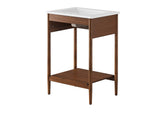 EEI-6660-WAL-WHI Zaire 24" Bathroom Vanity By Modway