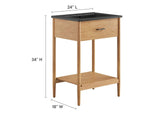 EEI-6661-NAT-BLK Zaire 24" Bathroom Vanity By Modway