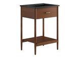 EEI-6661-WAL-BLK Zaire 24" Bathroom Vanity By Modway