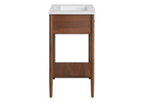 EEI-6662-WAL-WHI Zaire 30" Bathroom Vanity By Modway