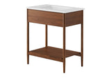 EEI-6662-WAL-WHI Zaire 30" Bathroom Vanity By Modway