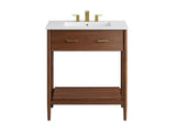 EEI-6662-WAL-WHI Zaire 30" Bathroom Vanity By Modway