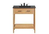 EEI-6663-NAT-BLK Zaire 30" Bathroom Vanity By Modway
