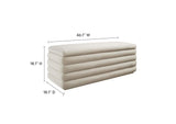 EEI-6664-ALM Mezzo Upholstered Performance Velvet Storage Bench By Modway