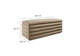 EEI-6664-TAU Mezzo Upholstered Performance Velvet Storage Bench By Modway