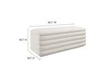 EEI-6665-CLO Mezzo Boucle Upholstered Storage Bench By Modway