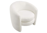 EEI-6666-CLO Affinity Upholstered Boucle Fabric Curved Back Armchair By Modway