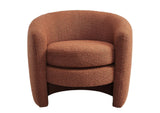 EEI-6666-RUS Affinity Upholstered Boucle Fabric Curved Back Armchair By Modway