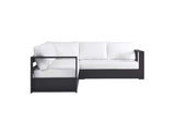 EEI-6668-GRY-WHI Tahoe 3-Piece Outdoor Patio Powder-Coated Aluminum Sectional Sofa Set By Modway