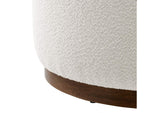 EEI-6681-CLO-WAL Tilden Large 29" Round Boucle Upholstered Ottoman By Modway
