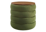 EEI-6684-MOG Mezzo Round Performance Velvet Storage Ottoman By Modway